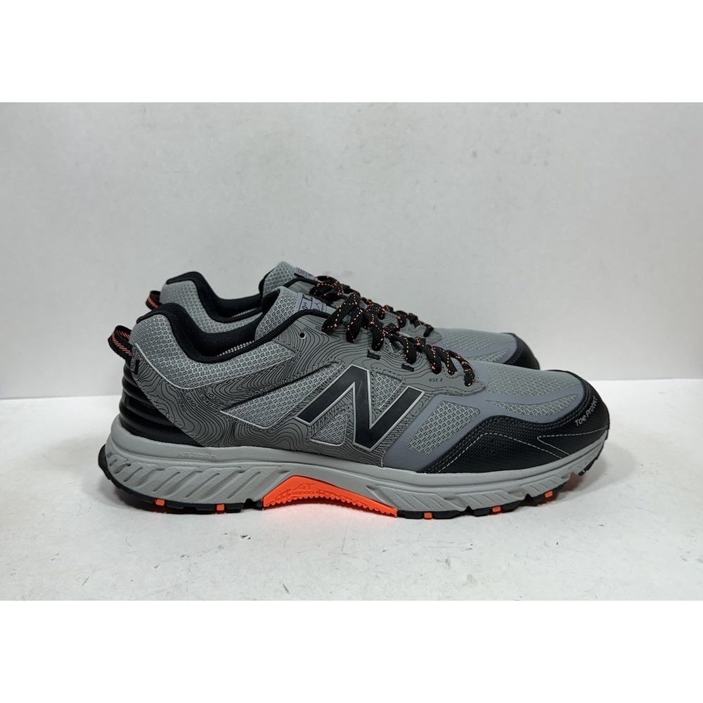 New Balance 510V4 Trail Running Shoes Gray Black Orange Men's Size 14 MT510LG4